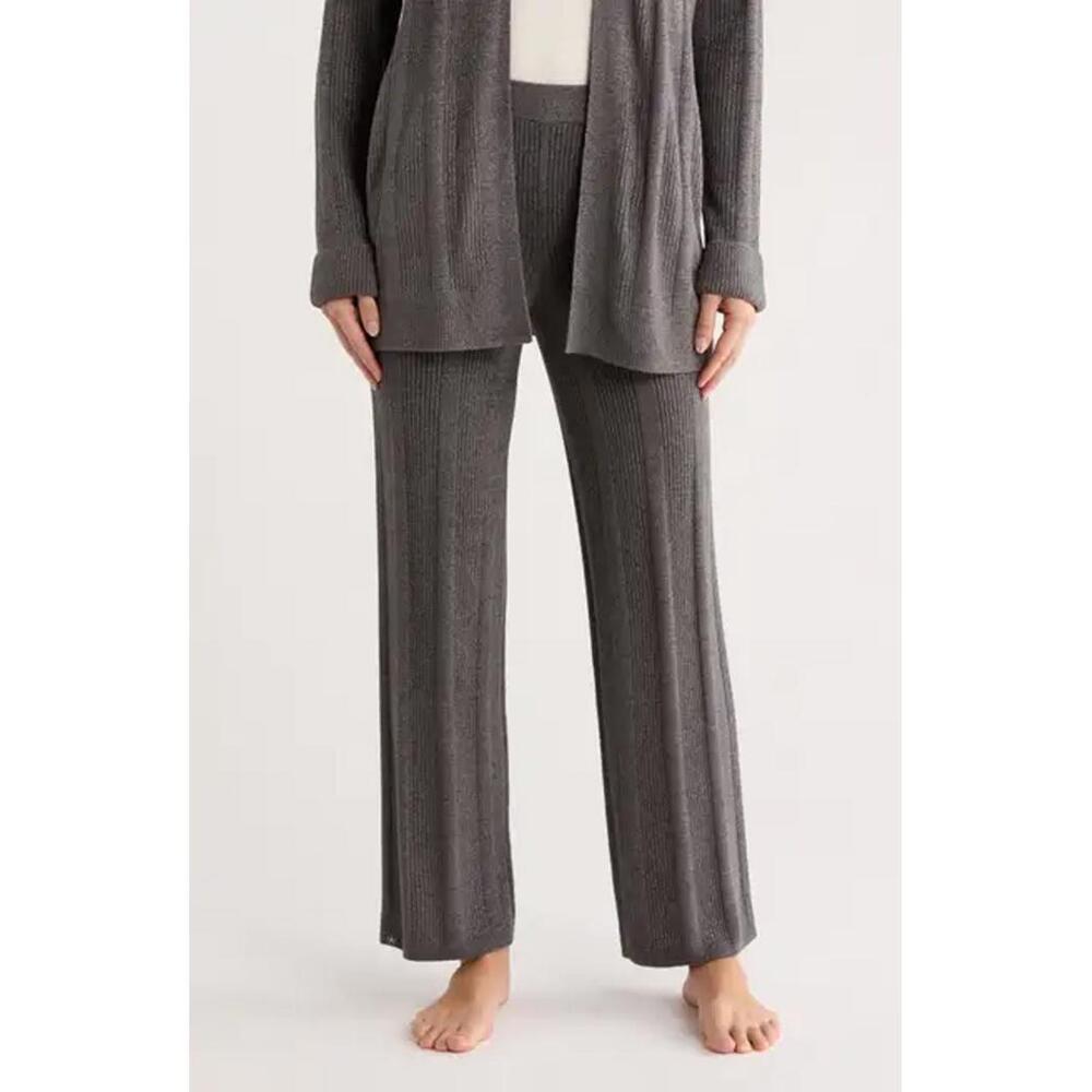 NWT! Barefoot Dreams® CozyChic® Ultra Lite® Metallic Ribbed Pajama Pants Size S
